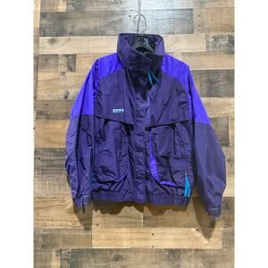 Columbia Women’s Powder Keg 3-in-1 Coat-Purple/Teal Shell, Size Large